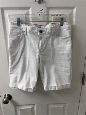 Women’s White Denim Shorts
